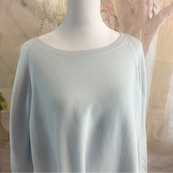 NEW Eileen Fisher Jeweled Neck Ribbed Sweater - Picture 2 of 12